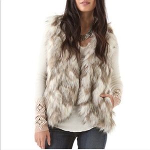 Free People Call of the Wild vegan fur vest